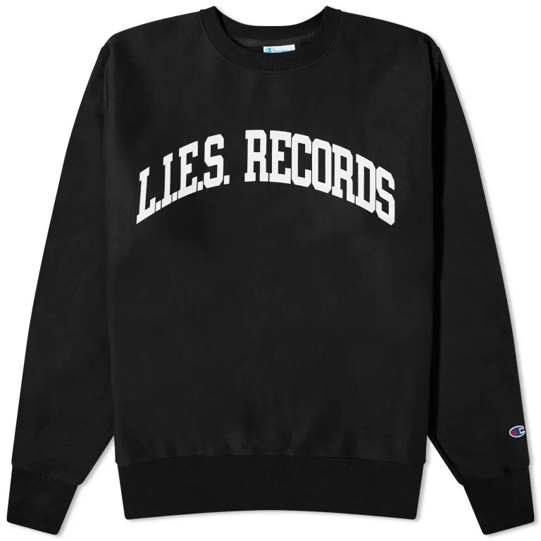 

Свитшот L.I.E.S. Records Varsity, черный