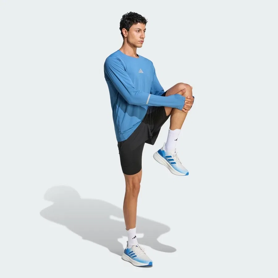 Шорты спортивные с леггинсами Climacool+ 2IN1 adidas, Черный — фото 3