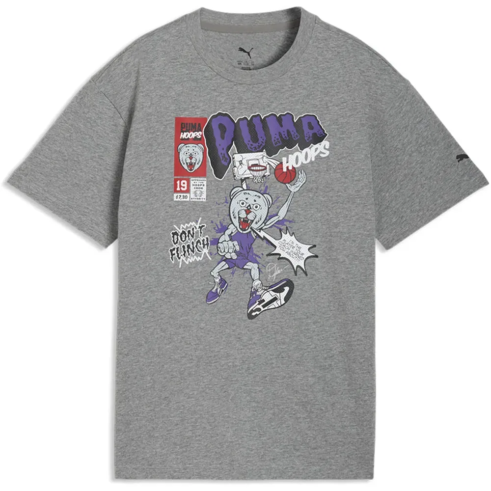 Футболка с коротким рукавом Flagrant Foul Player Relaxed Fit Puma, серый