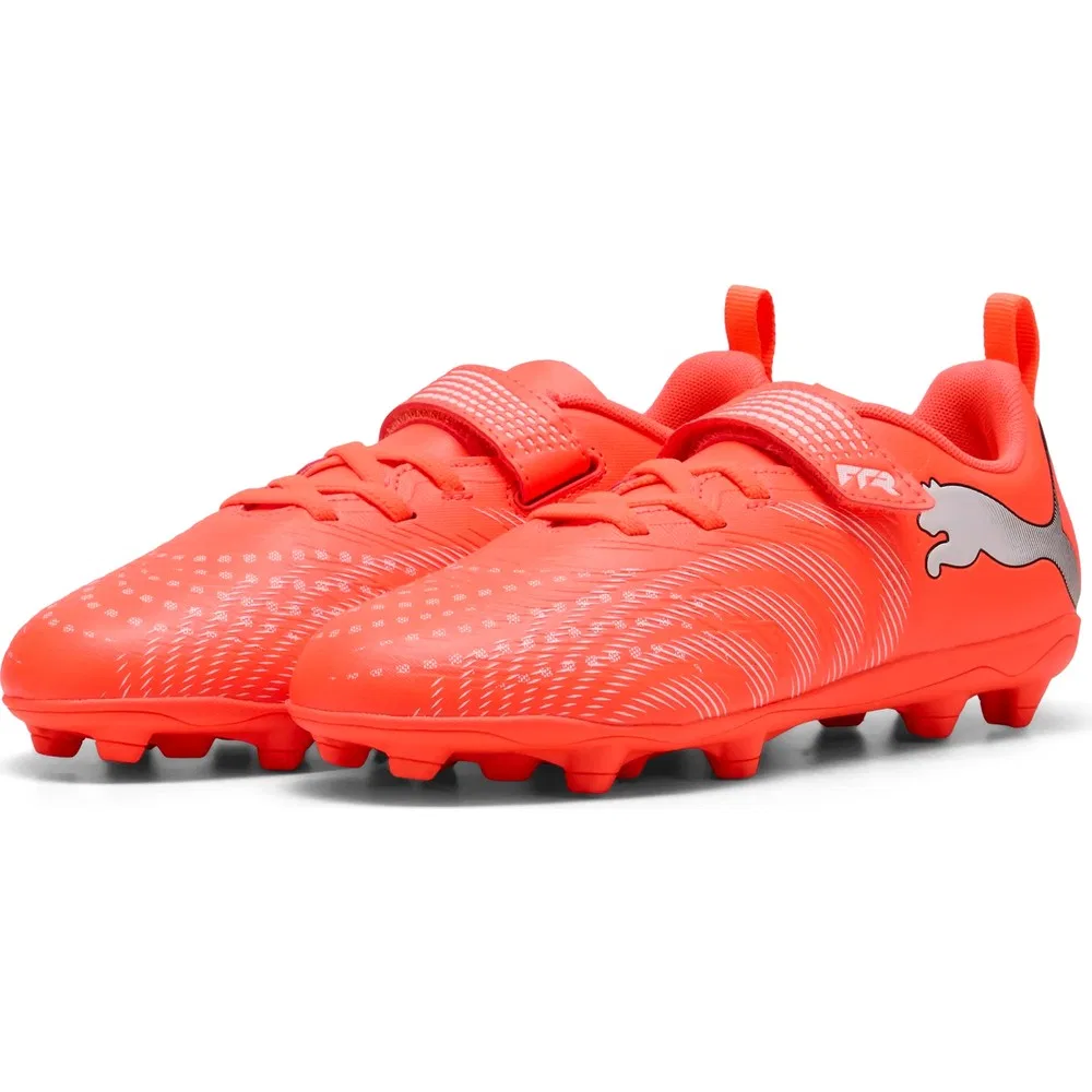 Детские футбольные бутсы для мальчиков Puma Future 9 Play V Fg/ag Rb Jr, Красный
