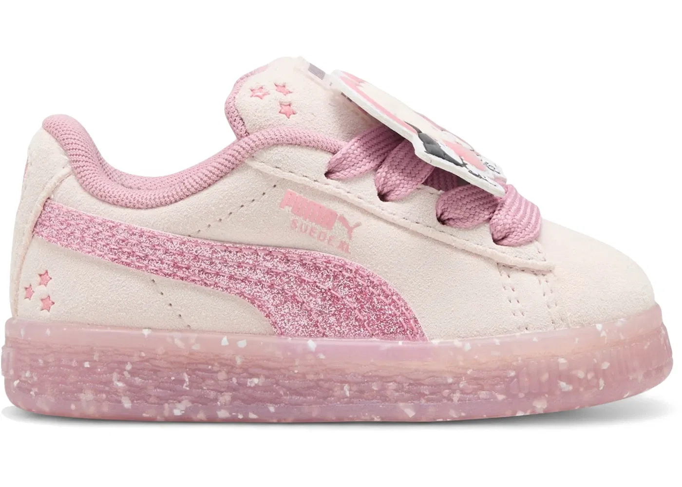 Детские кроссовки с замшевым верхом Puma Suede XL Puma, Jasmine Flower/Pinkscape