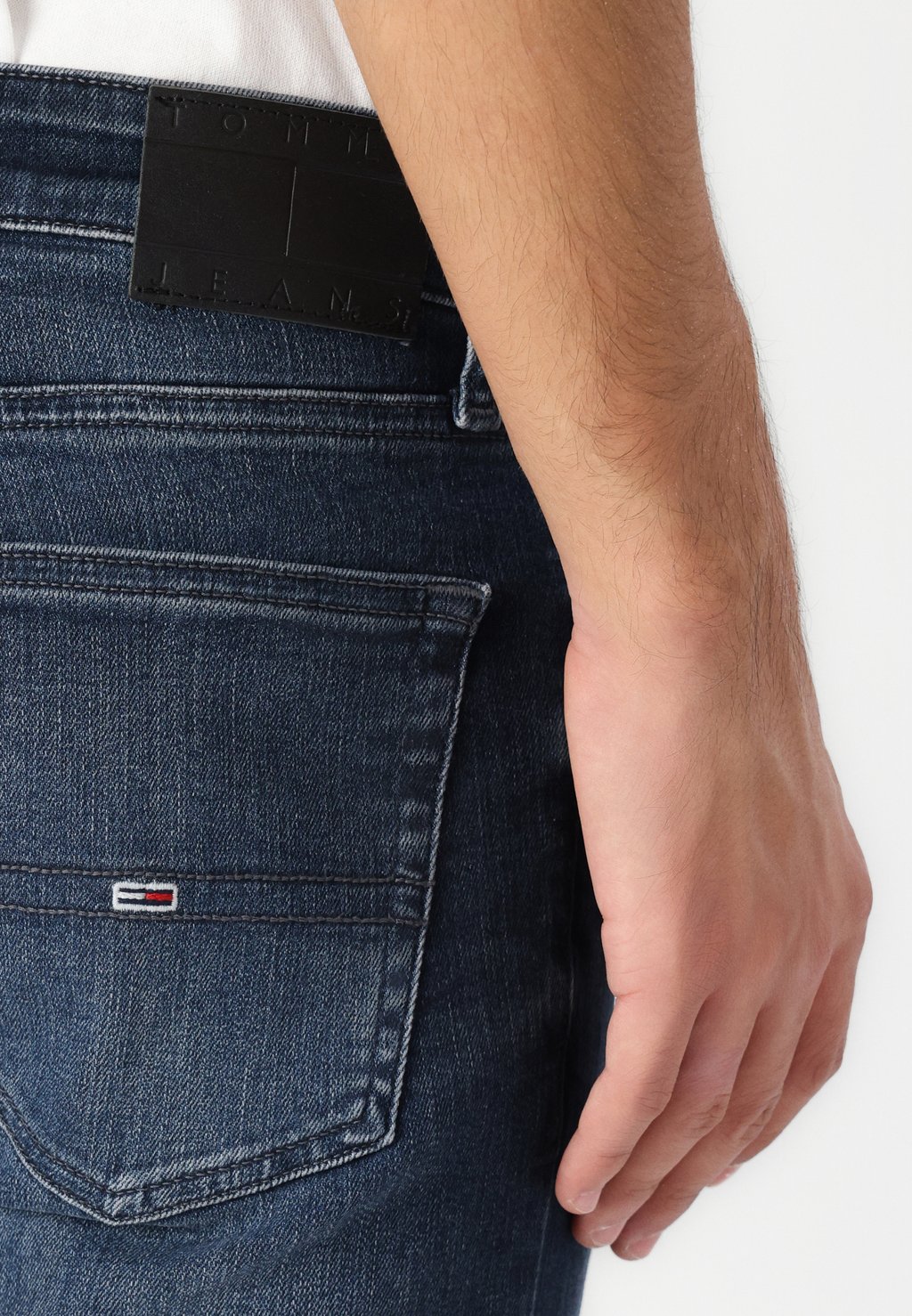 

Джинсы облегающего кроя AUSTIN TAPERED Tommy Jeans, темно-синий деним