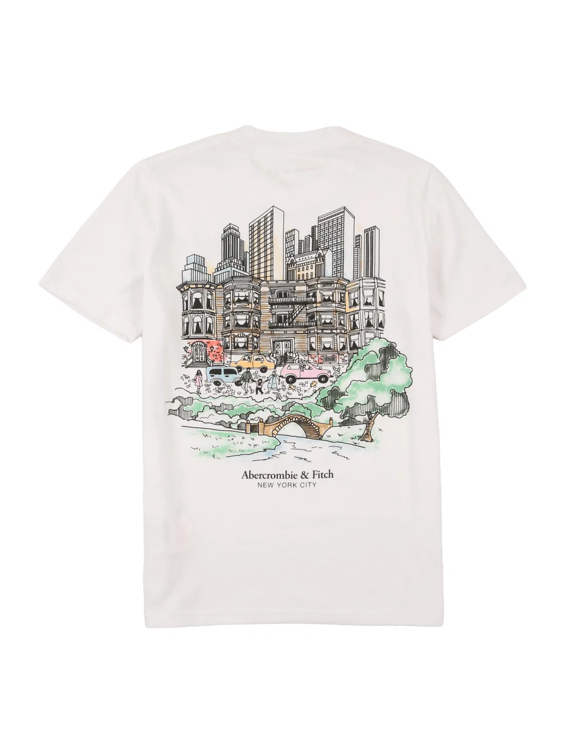 Белая рубашка Abercrombie & Fitch — фото 2
