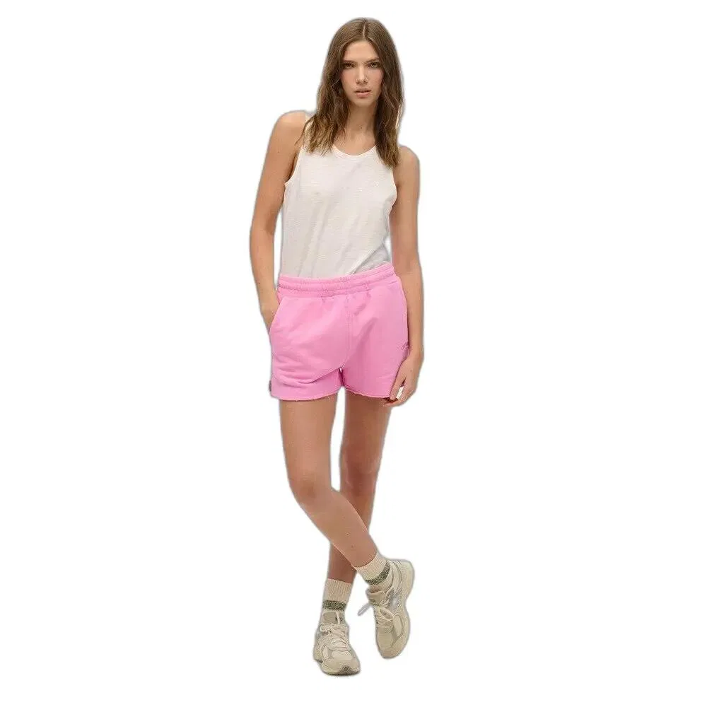 Женские шорты свободного кроя Garment Dye Essential Logo Superdry, Rosa — фото 2