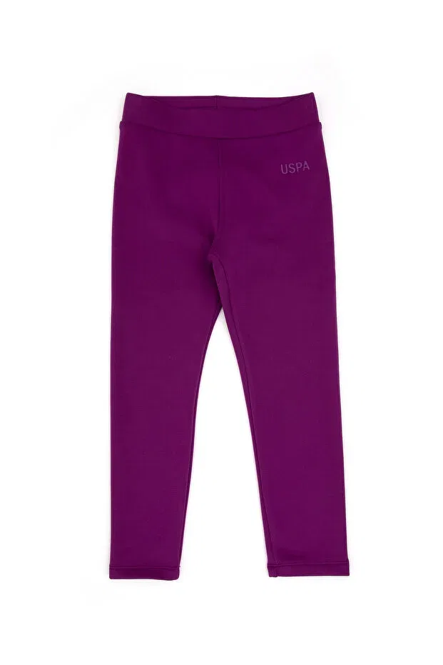 Детские леггинсы для девочек с принтом U.S. Polo Assn., Violet — фото 4
