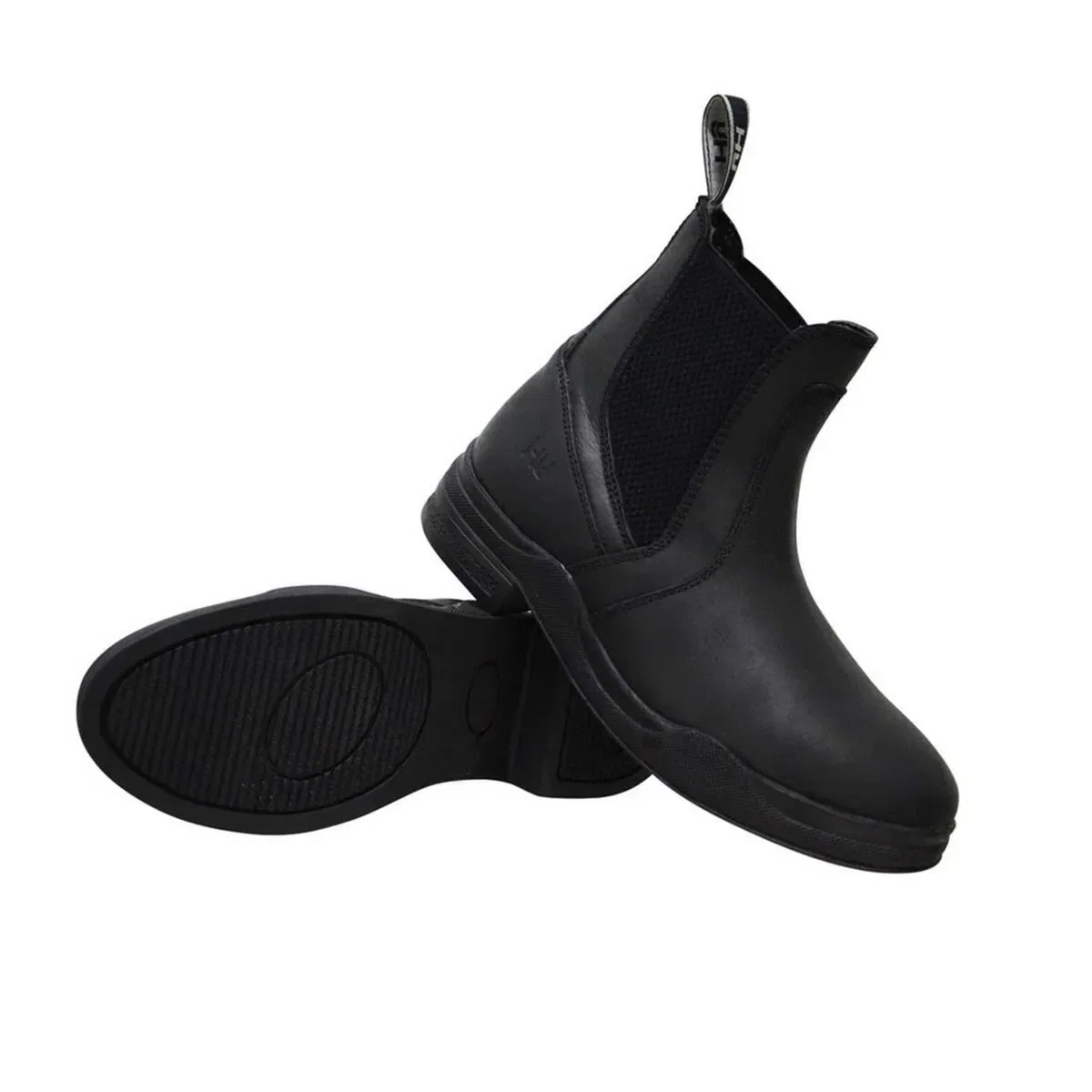 Ботинки-джодпуры из вощеной кожи Hyland, Black