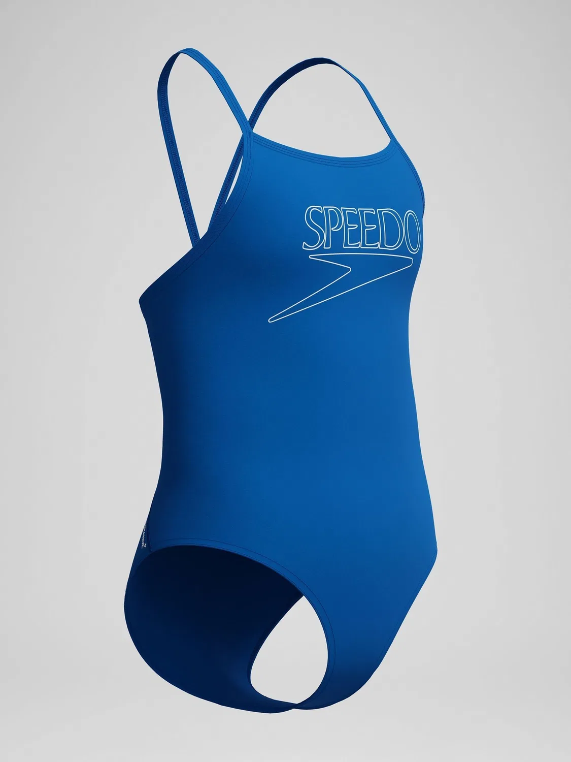 Купальник слитный Endurance+ Logo Thinstrap Speedo, синий — фото 3