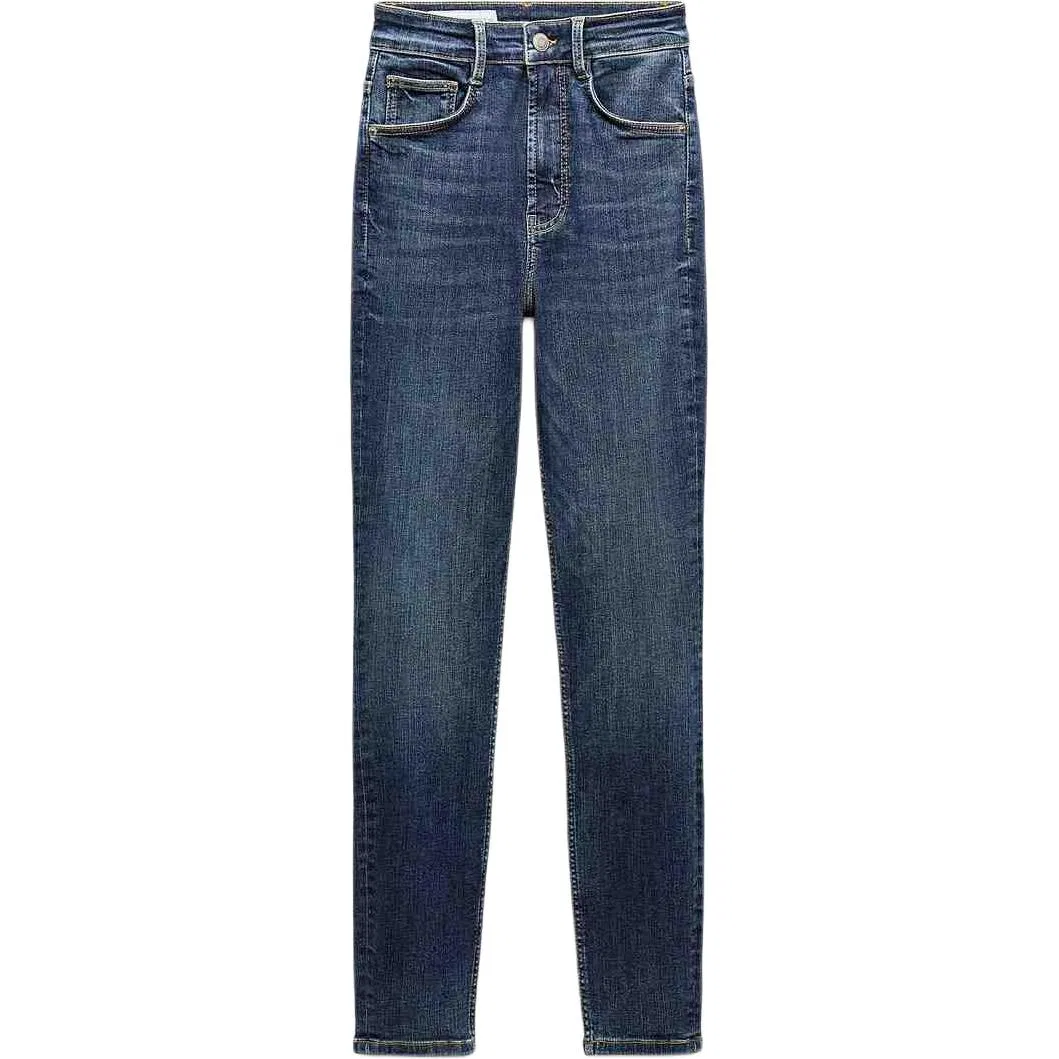 Женские джинсы умеренно-облегающего кроя ZARA, Black — фото 4