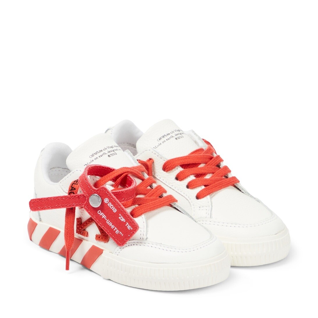 

Низкие кроссовки из вулканизированной кожи Off-White, белый (Размер 26 RU)