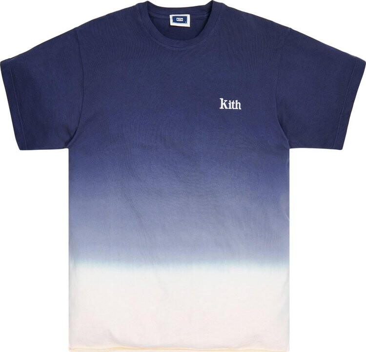 

Футболка Kith Dip Dye Tee 'Blue', синий
