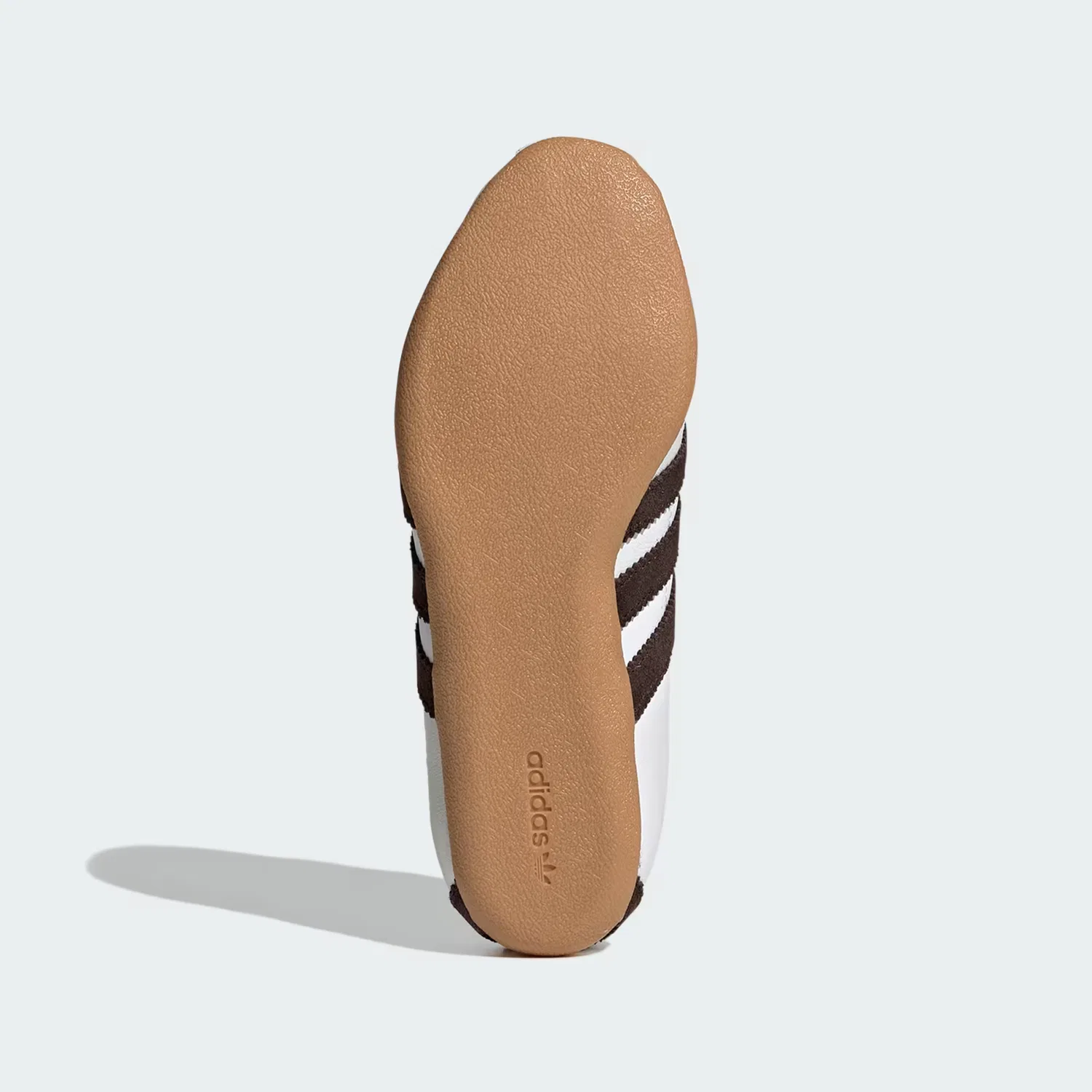 Детские кроссовки кожаные Tokyo Shoes Adidas Originals, облачно-белый/аврора кофе/гум — фото 3