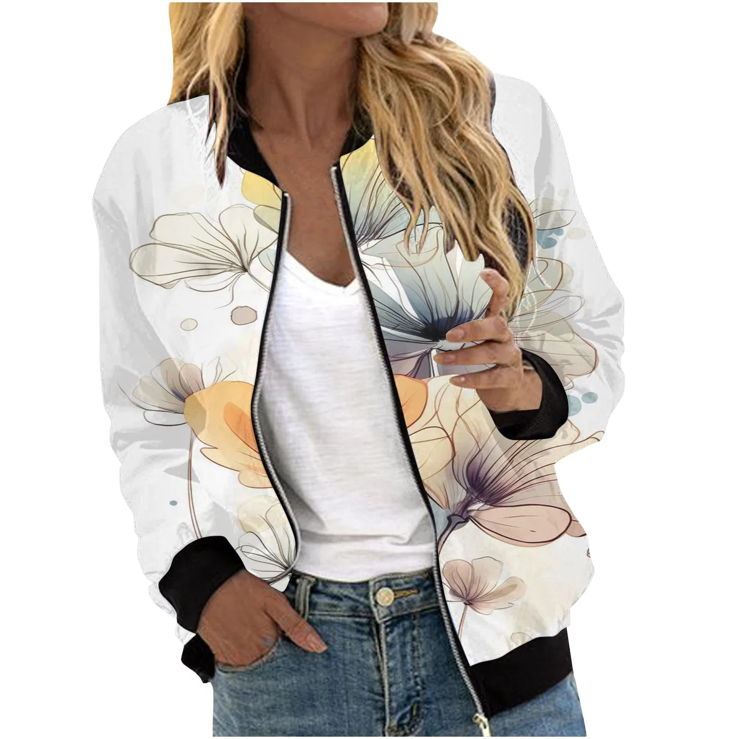 Женская куртка с принтом College Jacket, d