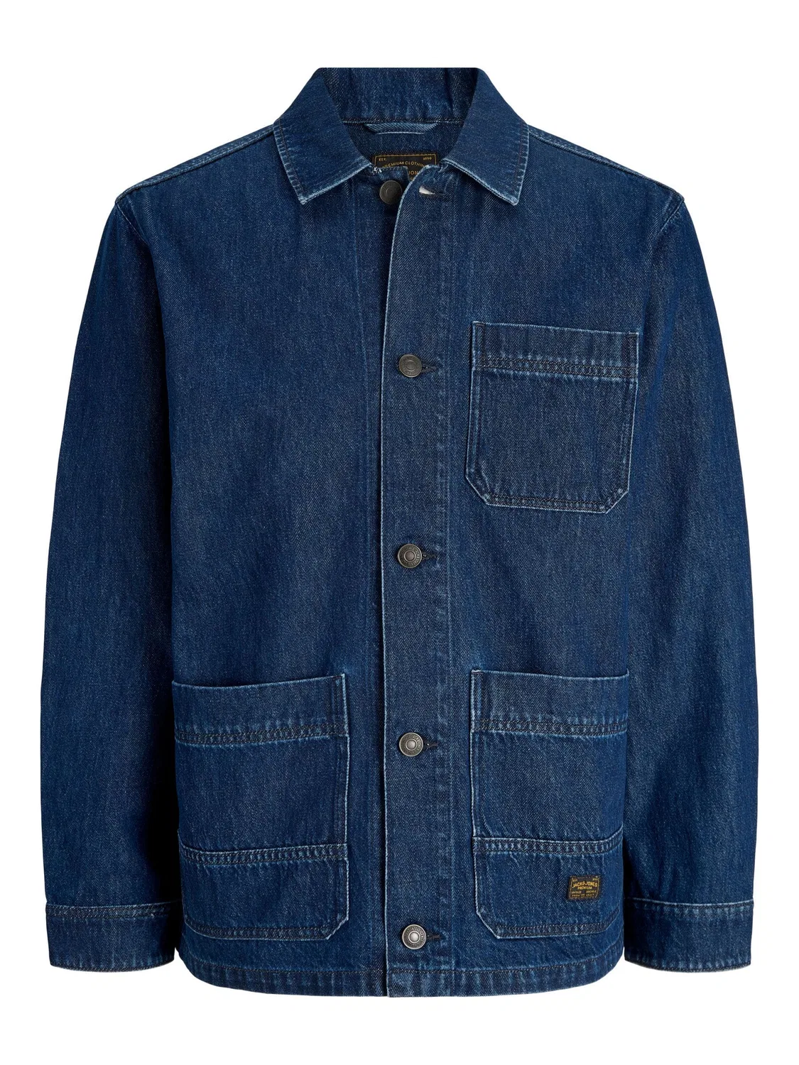 Рубашка джинсовая с длинным рукавом Jack & Jones Junior, синий