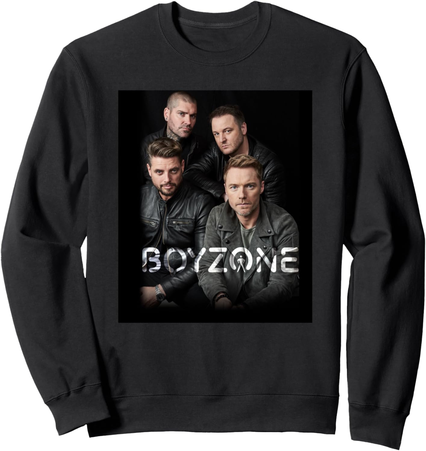 

Официальная групповая фотография Boyzone 2018, толстовка, черная, Черный, Официальная групповая фотография Boyzone 2018, толстовка, черная