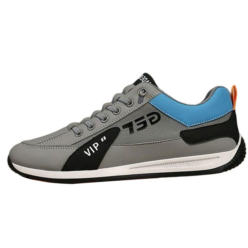 

QIQUDUCK Мужские лоу-топ скейтборд кроссовки серые, цвет Gray