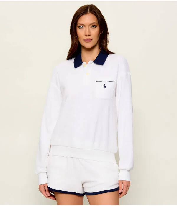 Женская поло Relaxed Fit Polo Ralph Lauren, белый