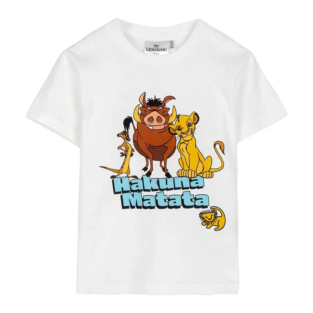 Детская футболка с принтом Lion King Disney, White