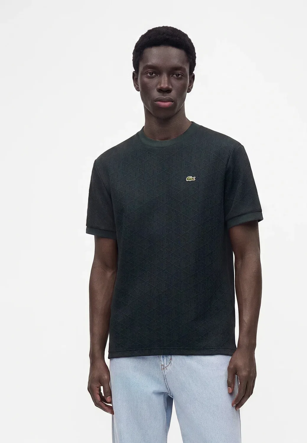 Простая футболка Lacoste, Vert Fonce