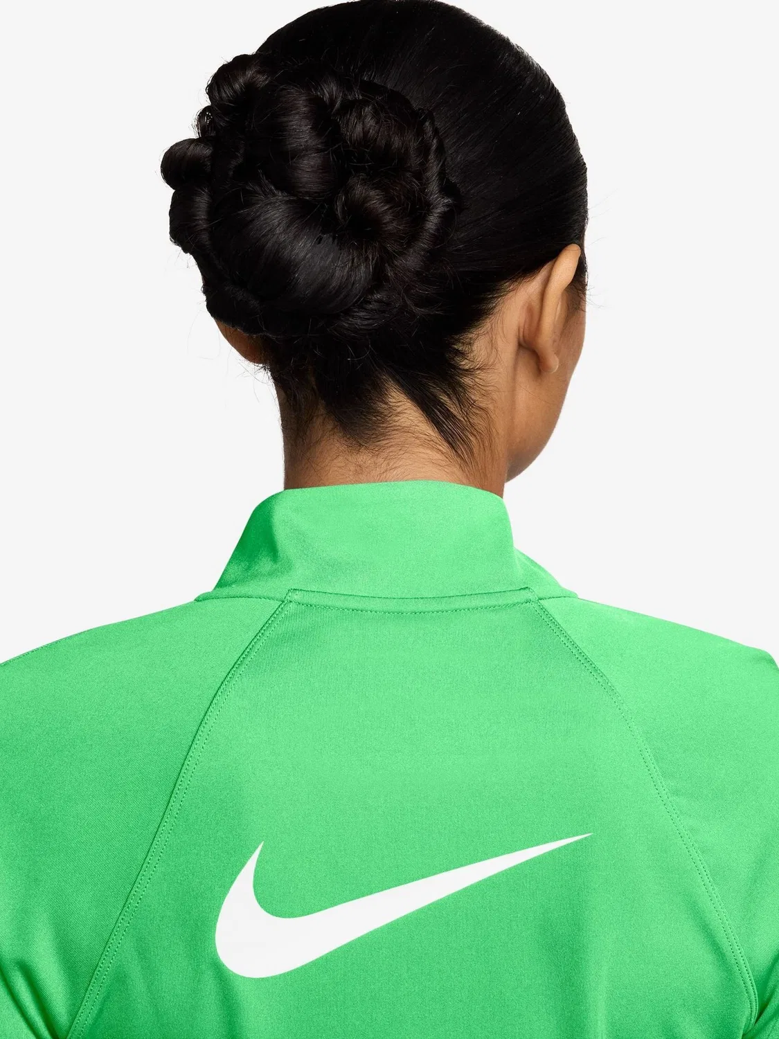 Беговая куртка Nike Illusion Green Tempo Swoosh Run Dri-FIT, дымчато-зеленый — фото 3