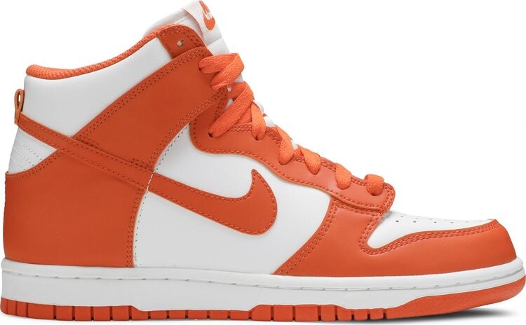 Кроссовки Nike Dunk High SP GS 'Syracuse' 2021, оранжевый — фото 2