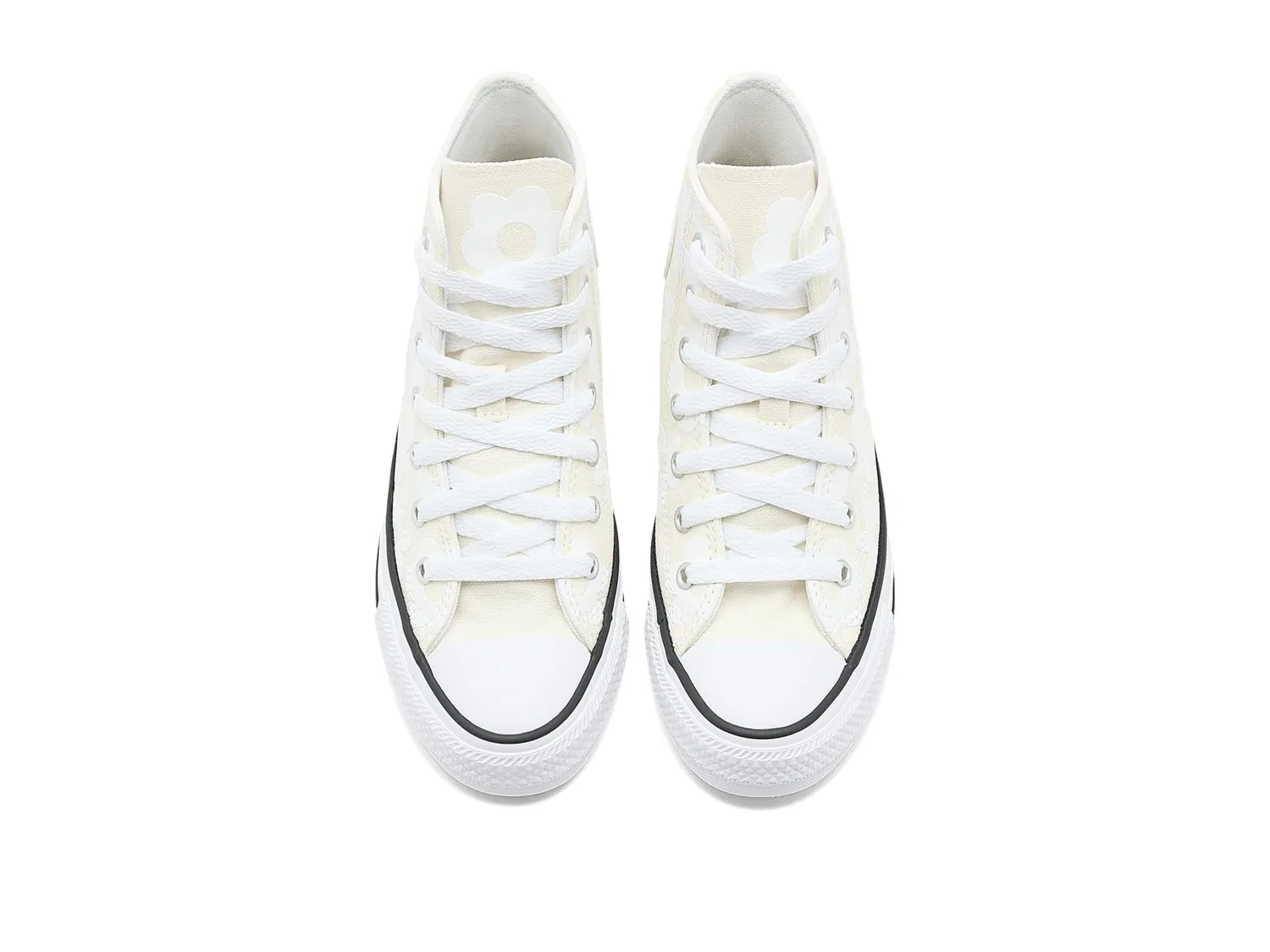 Кроссовки Chuck Taylor All Star Hi (для больших детей) Converse Kids, Egret/White/Silver — фото 3