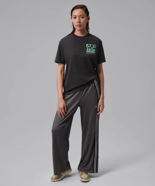 Футболка женская Jordan Flight Girlfriend, оверсайз, Nike, черный — фото 4