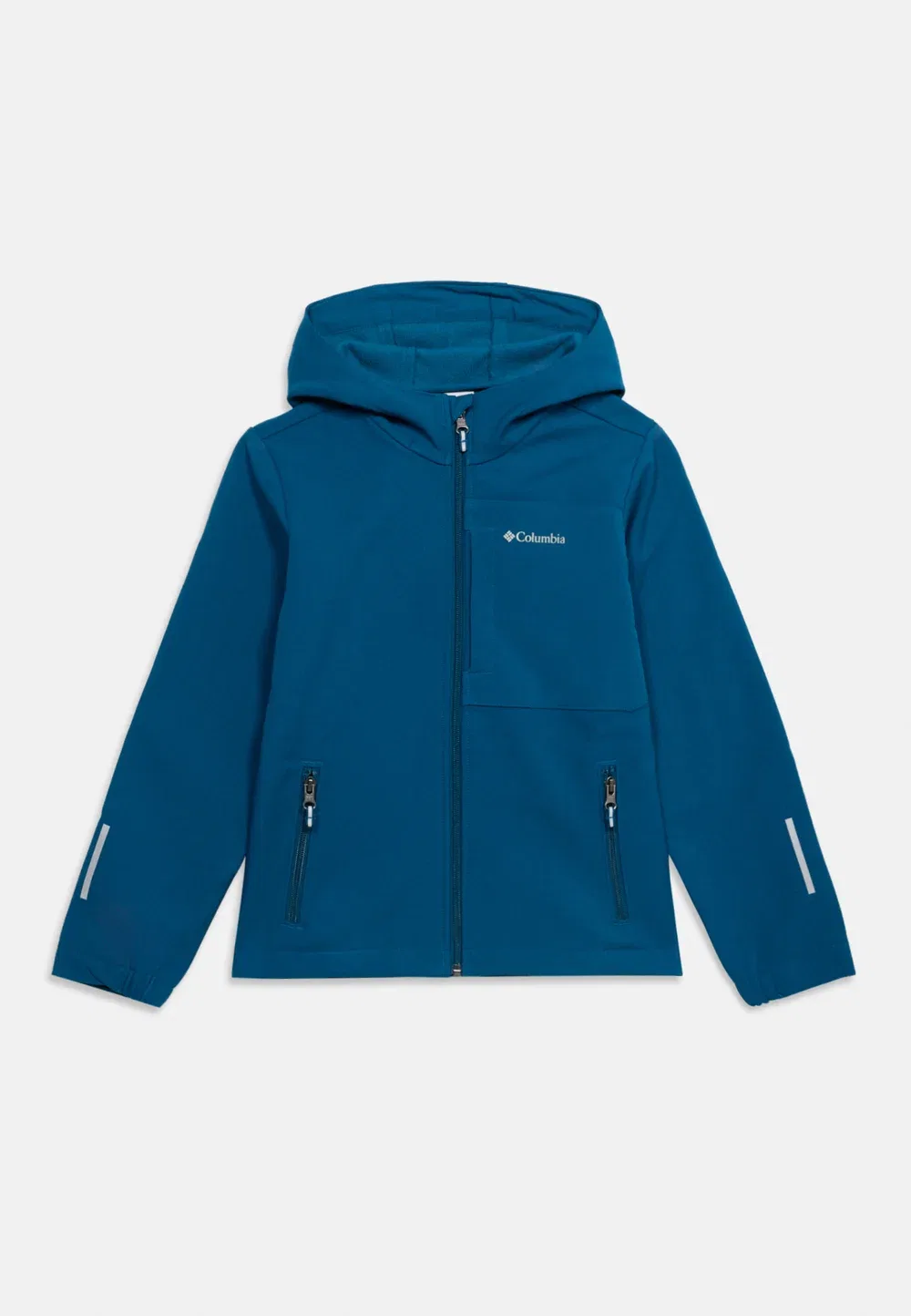 Куртка Ascender с капюшоном, унисекс, из софтшелла Columbia, Phoenix Blue