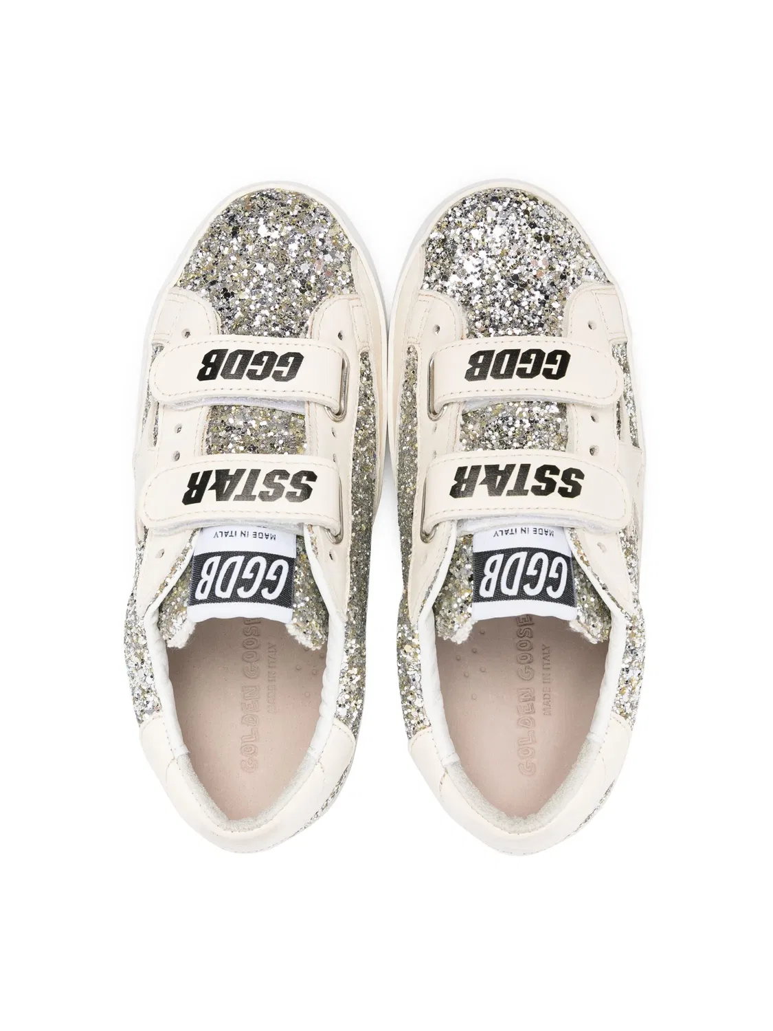 Golden Goose Кроссовки в стиле ретро белого цвета — фото 2