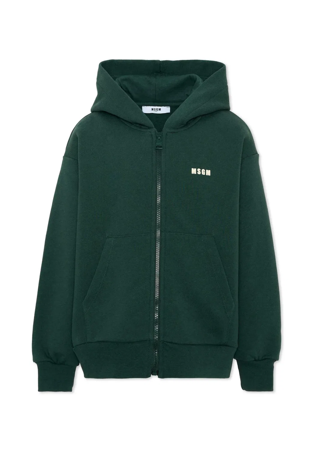 Толстовка унисекс Felpa на молнии Msgm, Green