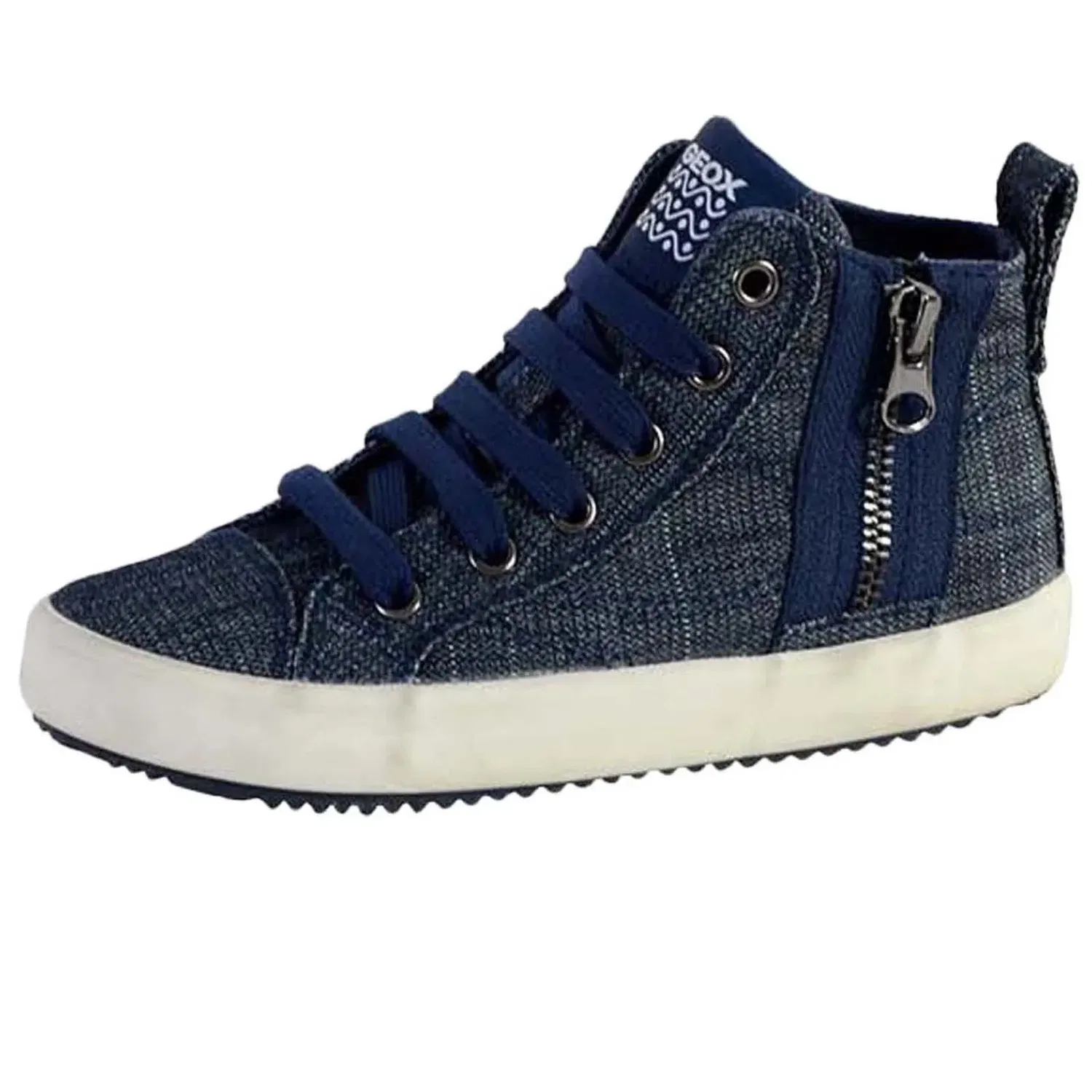 Кроссовки высокие детские J Alonisso B Geox, синий