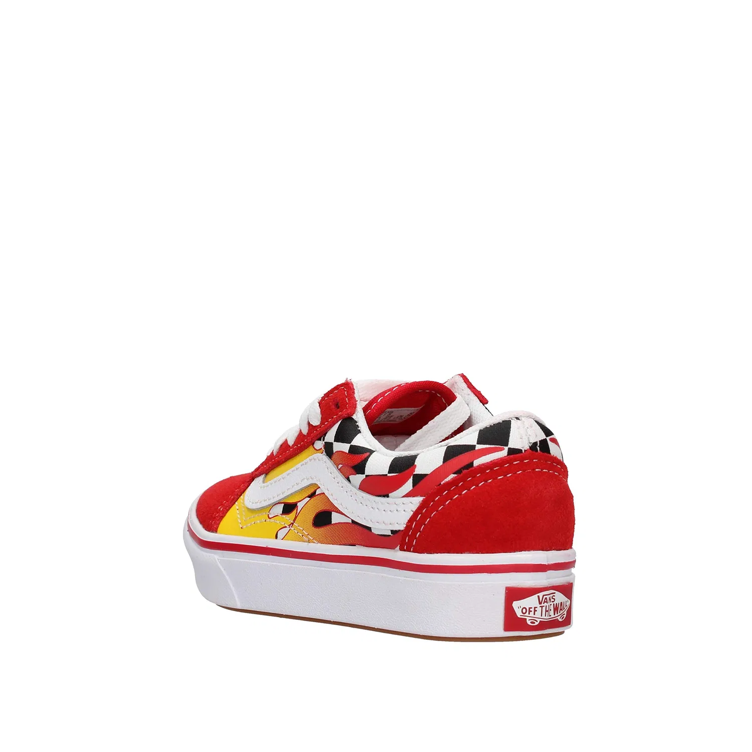 Детские кроссовки для мальчиков с принтом Vans, Red — фото 2