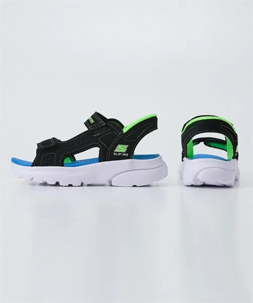 Детские спортивные сандалии с технологией Slip-ins RAZOR SPLASH SKECHERS, Blue — фото 2