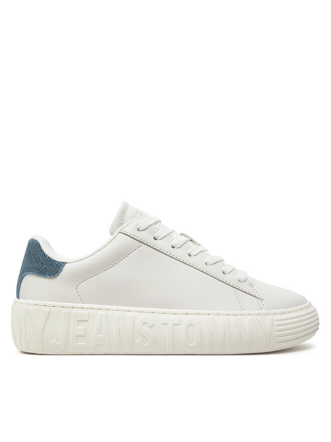 

Кроссовки Tommy Jeans Tjw Fancy Leather Cupsole, экрю