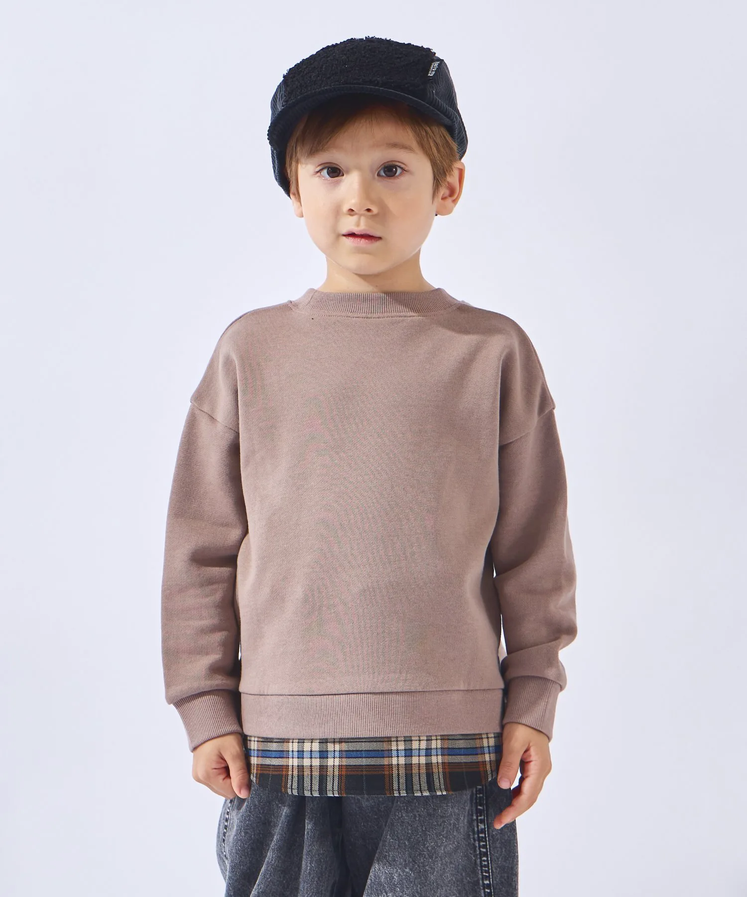 Дизайнерская толстовка с асимметричным низом Ever Closet, Mocha