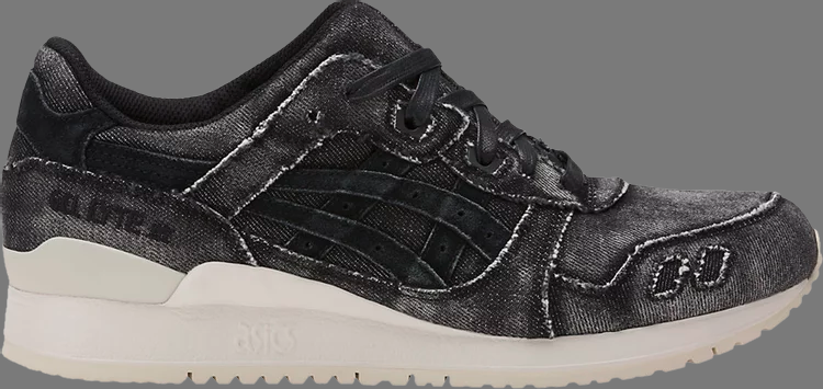 

Кроссовки gel lyte 3 'black washed denim' Asics, черный