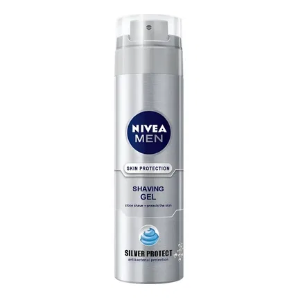 Гель для бритья Nivea Men Silver Protect, 200 мл