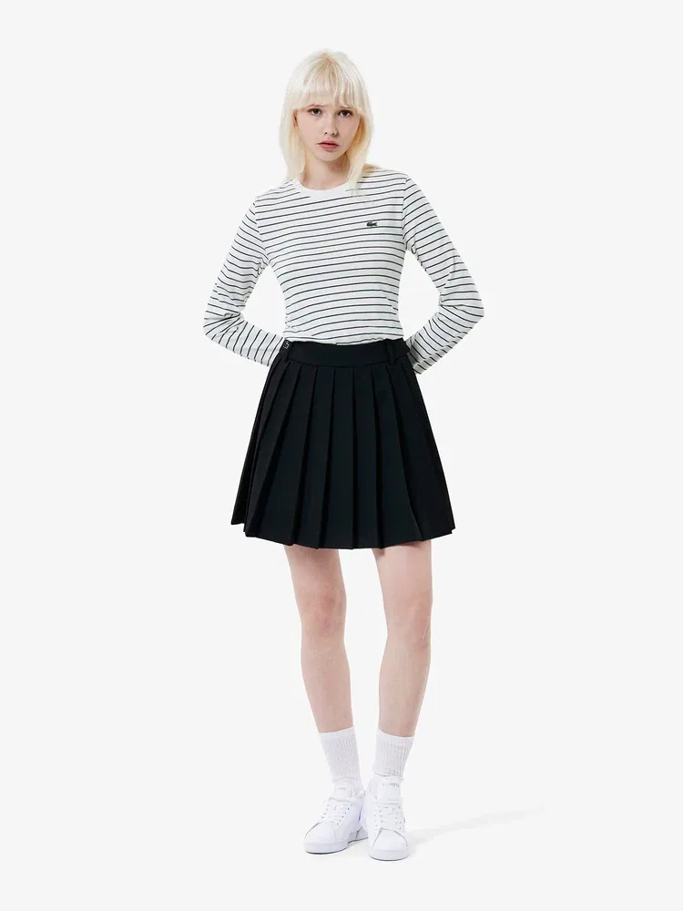 Юбка миди LACOSTE Black Woollike — фото 2