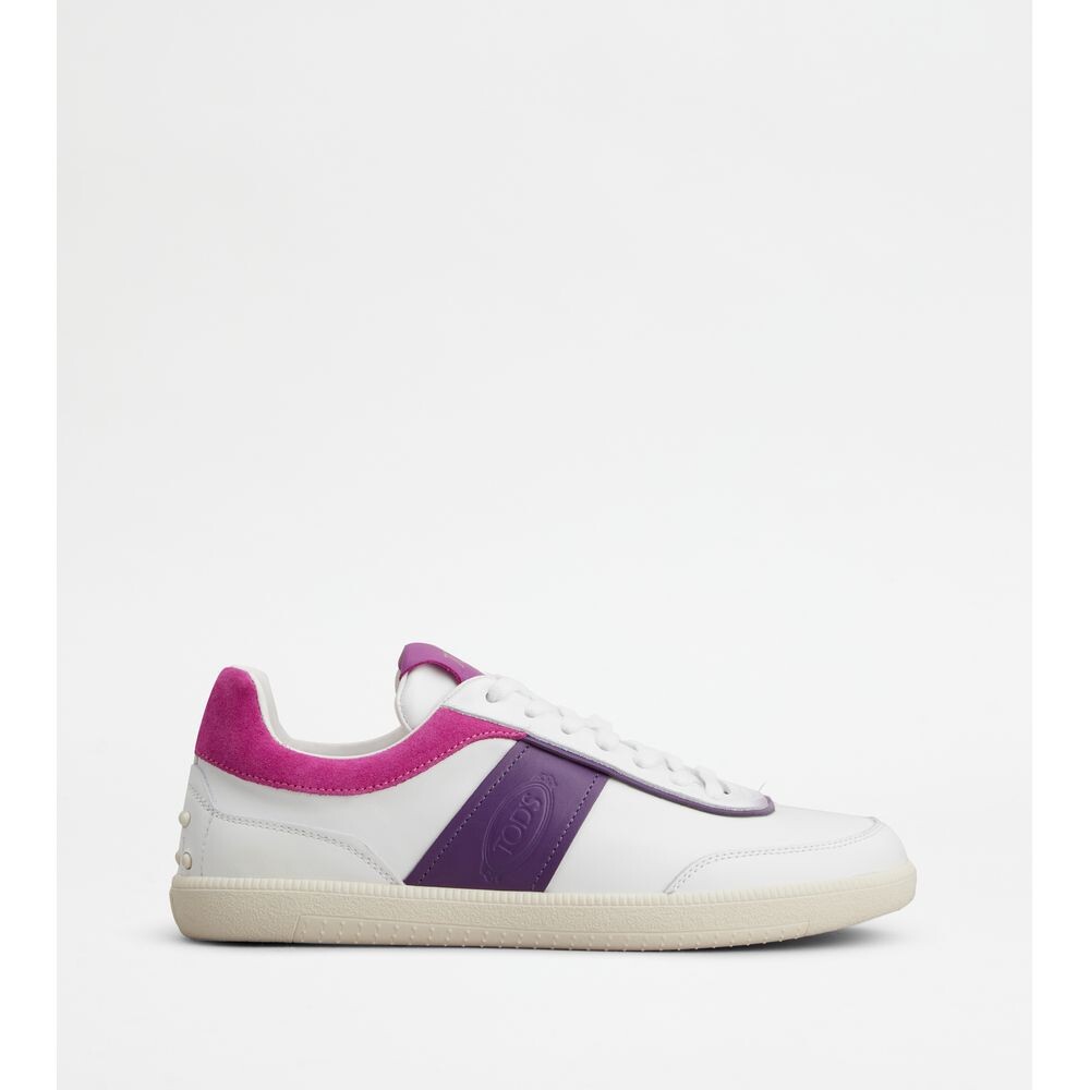 

Кожаные кроссовки Tod's Tabs, мультиколор