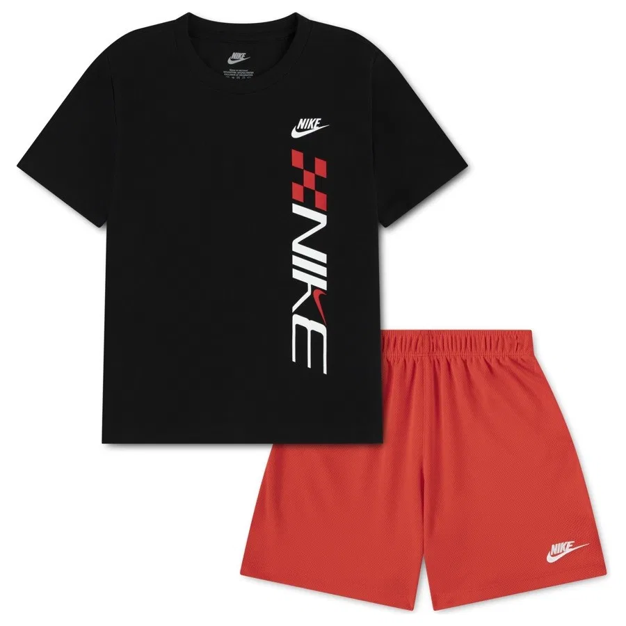 Комплект футболки и шорт с сеткой Lap Mesh Short Set Nike, Неоновый серый