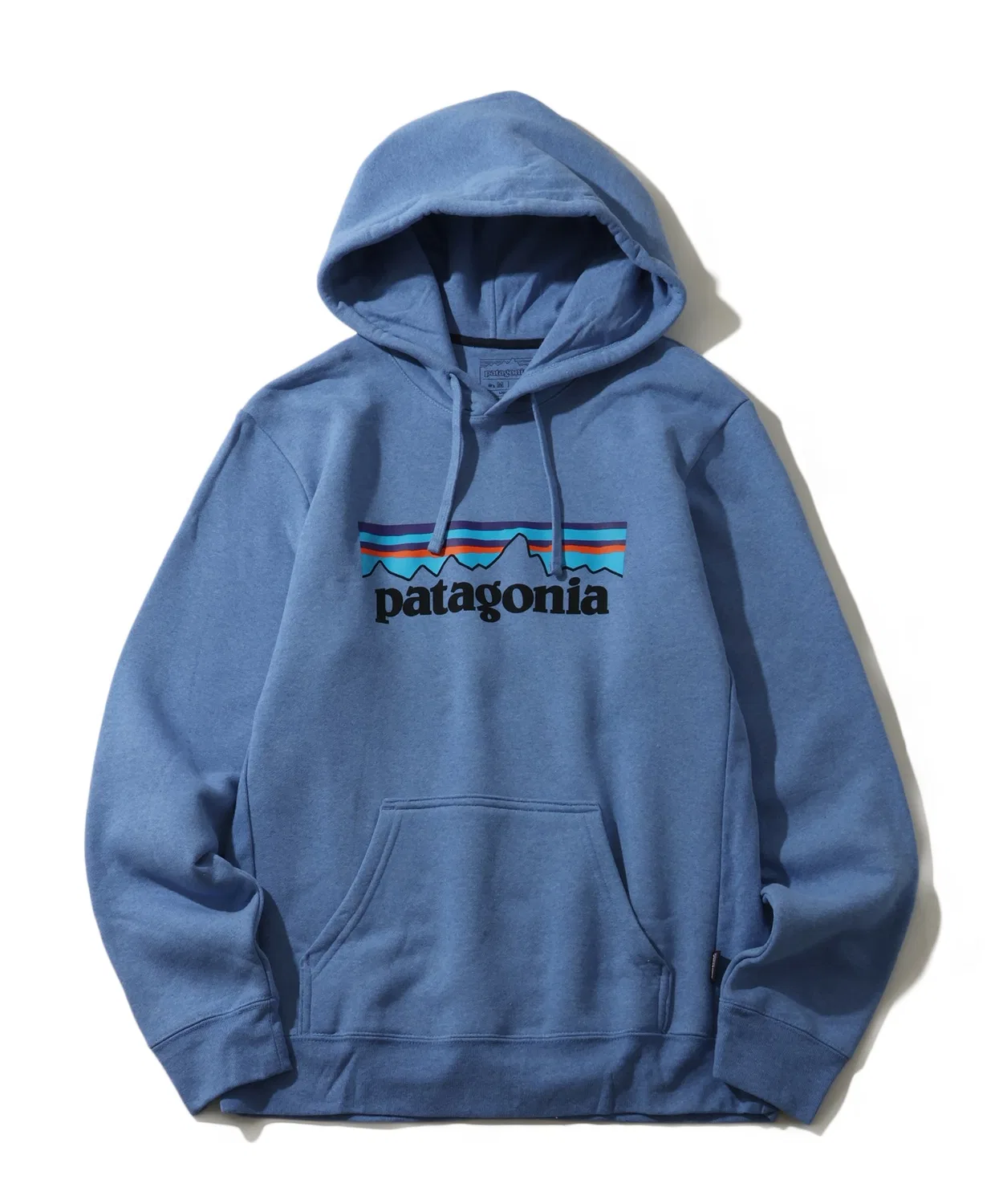 Худи Patagonia P-6 Logo Uprisal Hoody из переработанных материалов, светло-синий