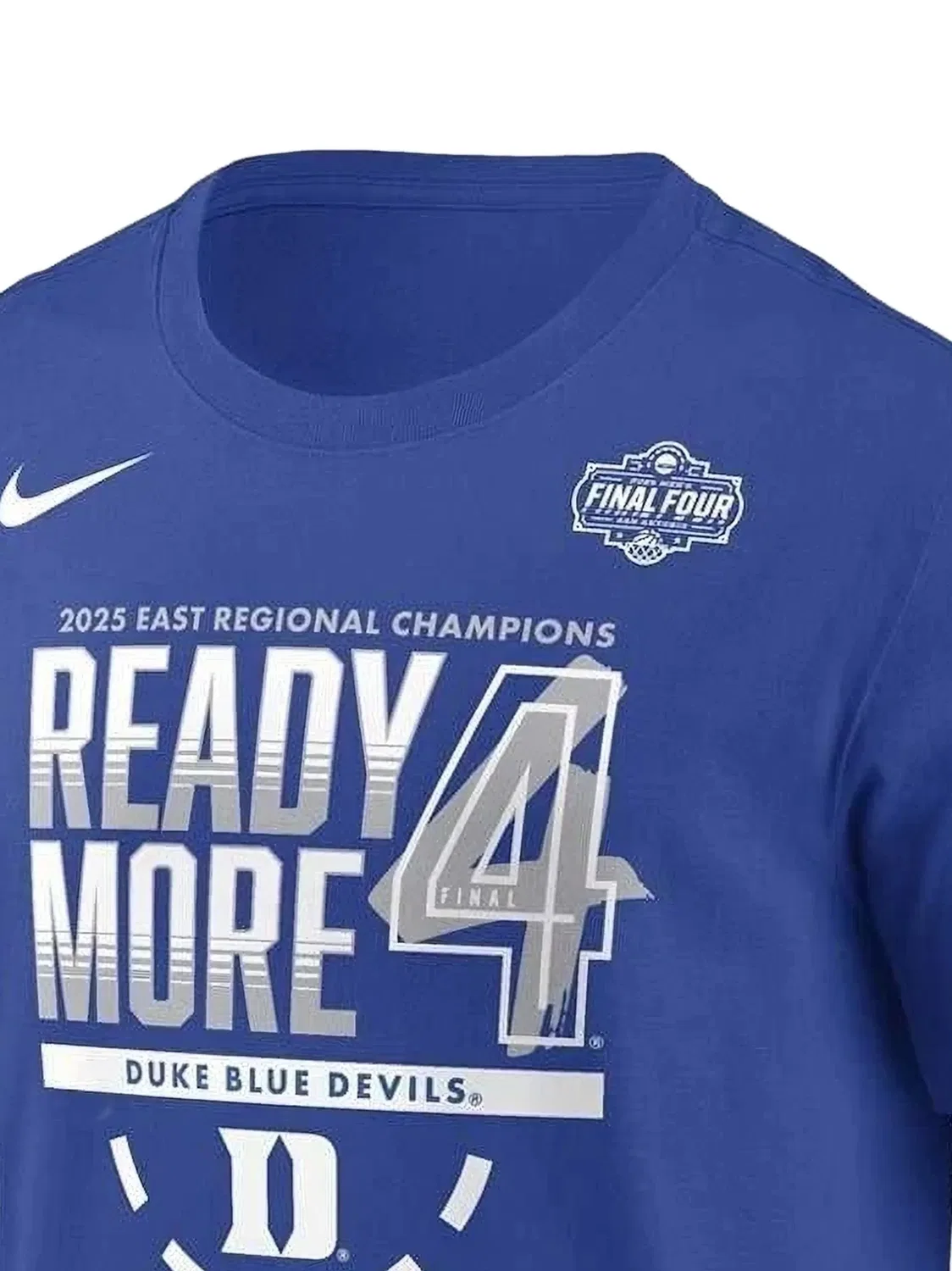 Футболка Duke Blue Devils с принтом Nike, синий — фото 2