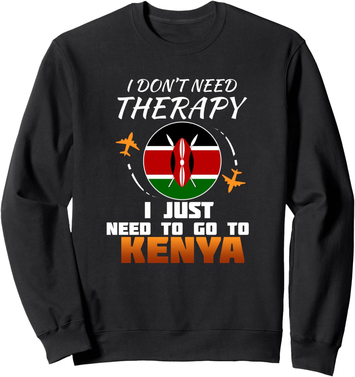 

Флаг Кении, Забавный флаг Кении, Толстовка с надписью «Отдых в Кении» Kenyan Gifts And Kenyan Souvenirs, черный