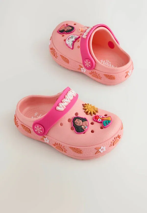 Сабо с лицензионным персонажем Disney Princess Regular fit - Disney Moana Clogs Next, Orange, оранжевый — фото 2