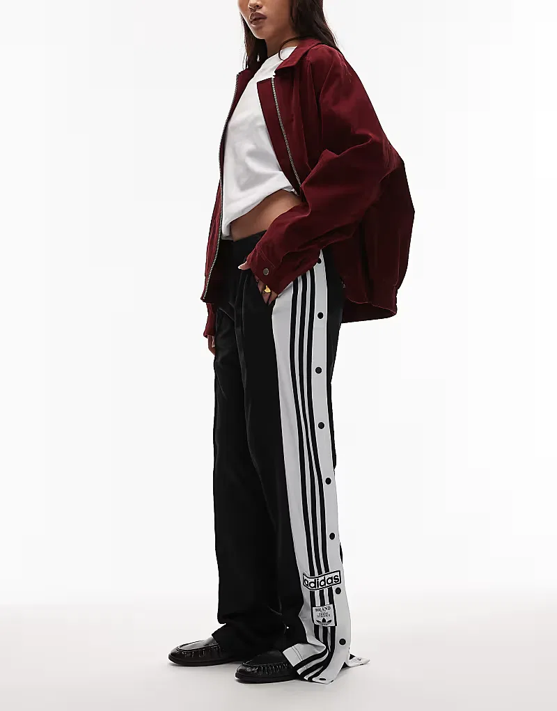 Спортивные брюки Adidas Originals Adibreak в черно-белом цвете — фото 2