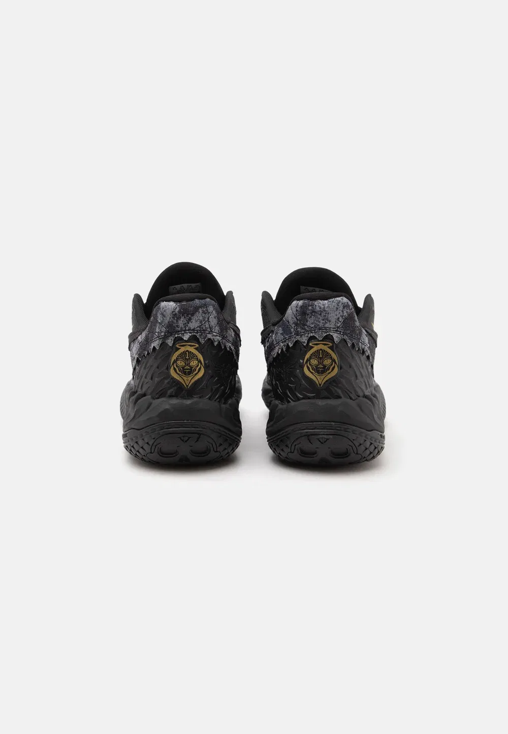 Mb05 lo team jr унисекс - баскетбольные кроссовки Puma, Black/Moody Gray — фото 3