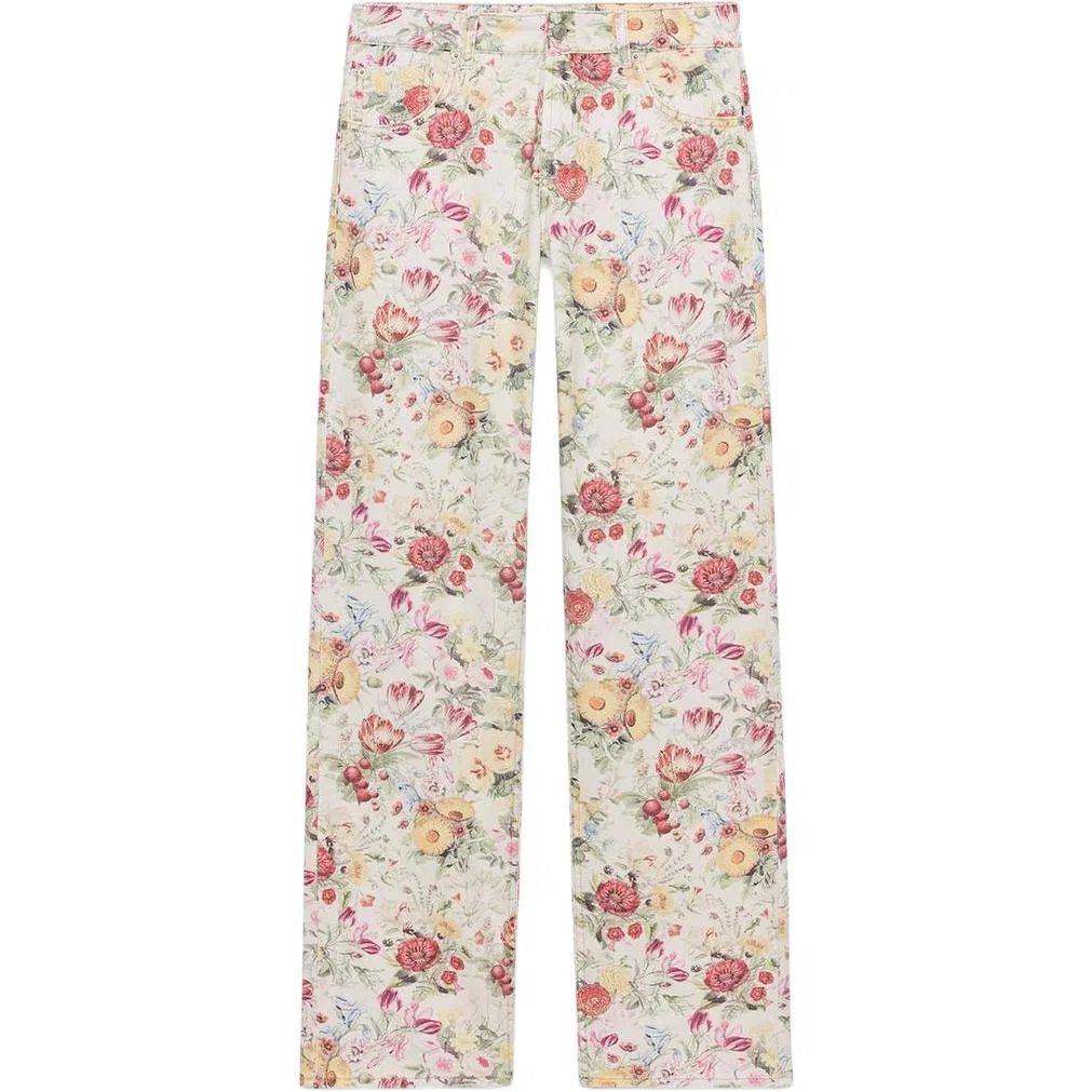 Женские джинсы прямого кроя Multicolor ZARA