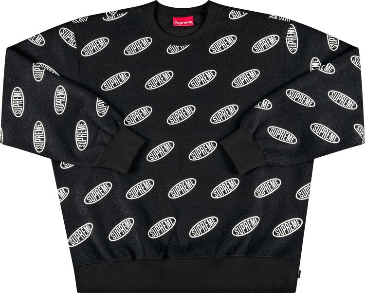 

Толстовка Supreme Liner Crewneck 'Black', черный