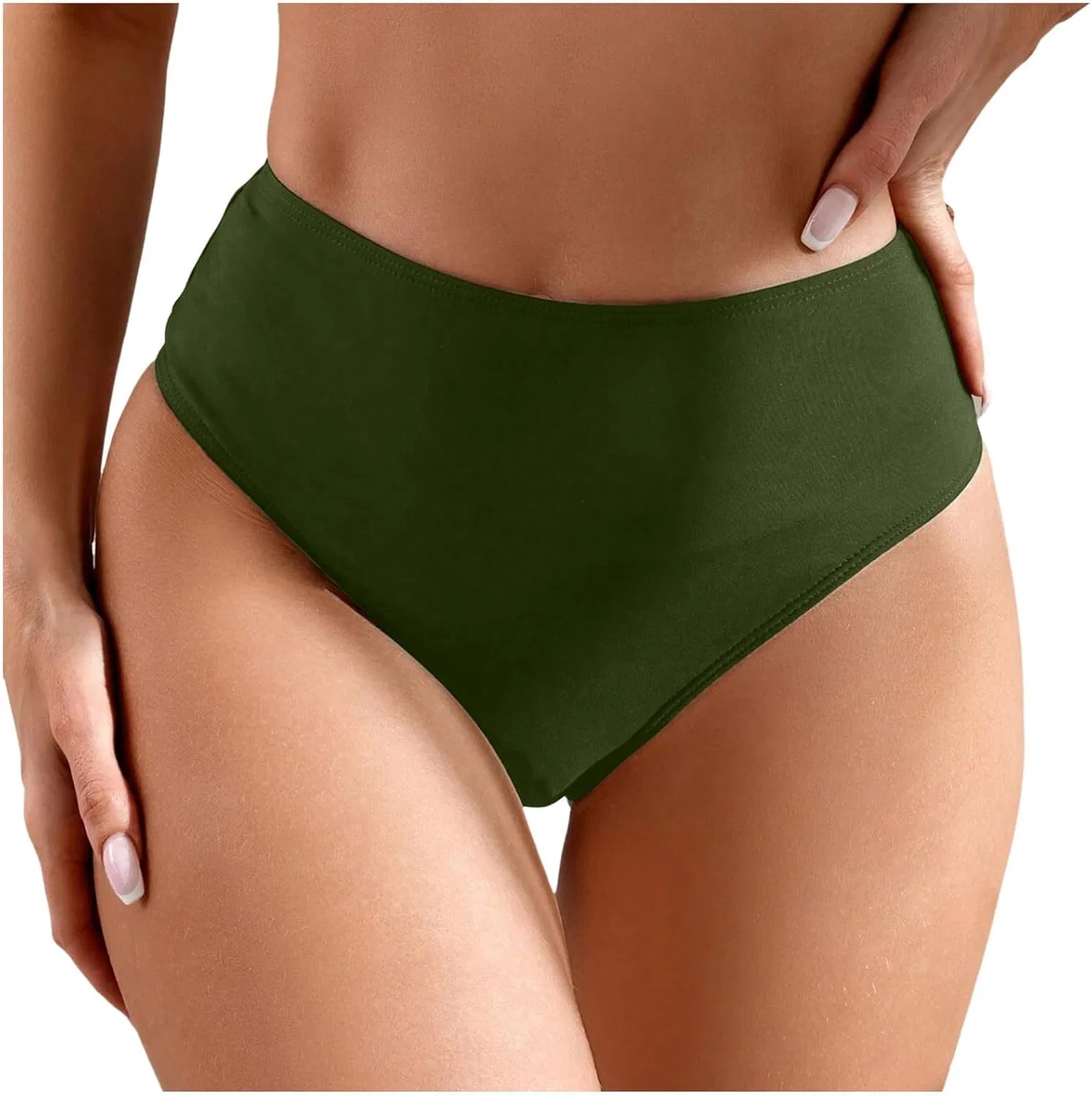 Женские бикини-шорты с утяжкой Generic, Army Green