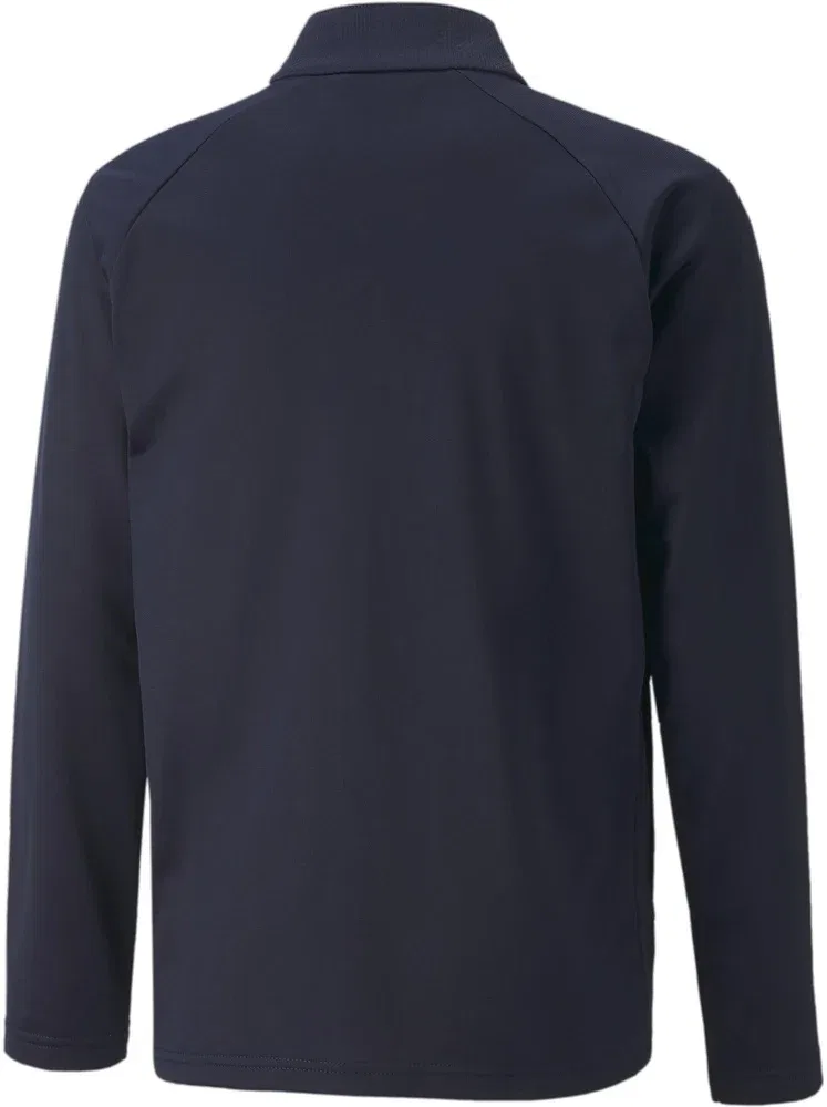 Куртка спортивная детская TeamLIGA Training Jacket Jr Puma, синий — фото 2