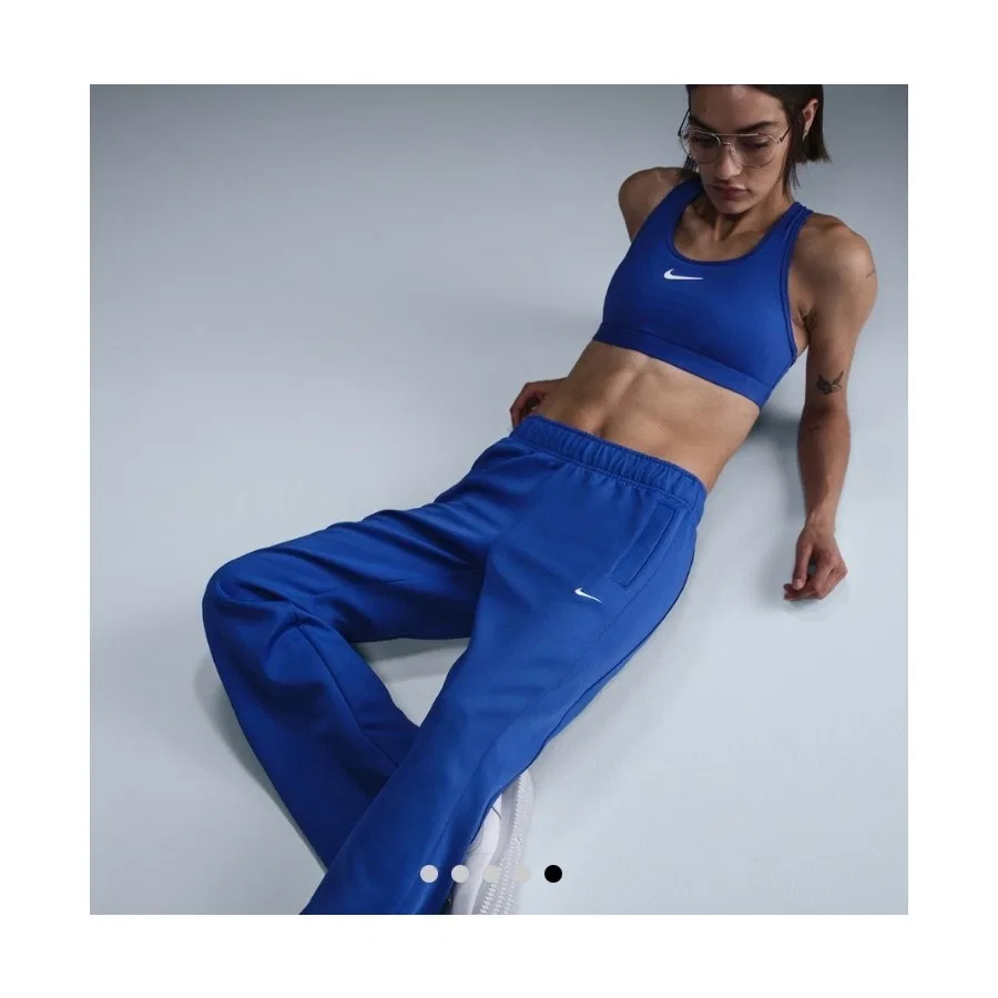 Женские спортивные брюки Windrunner Mid-Rise Slim Poly Knit Nike, Синий